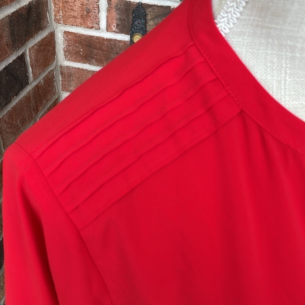 Calvin Klein Long Sleeve Flowy Blouse - Picture 4 of 11
